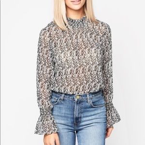 Misa Los Angeles Gianna Blouse Size Medium